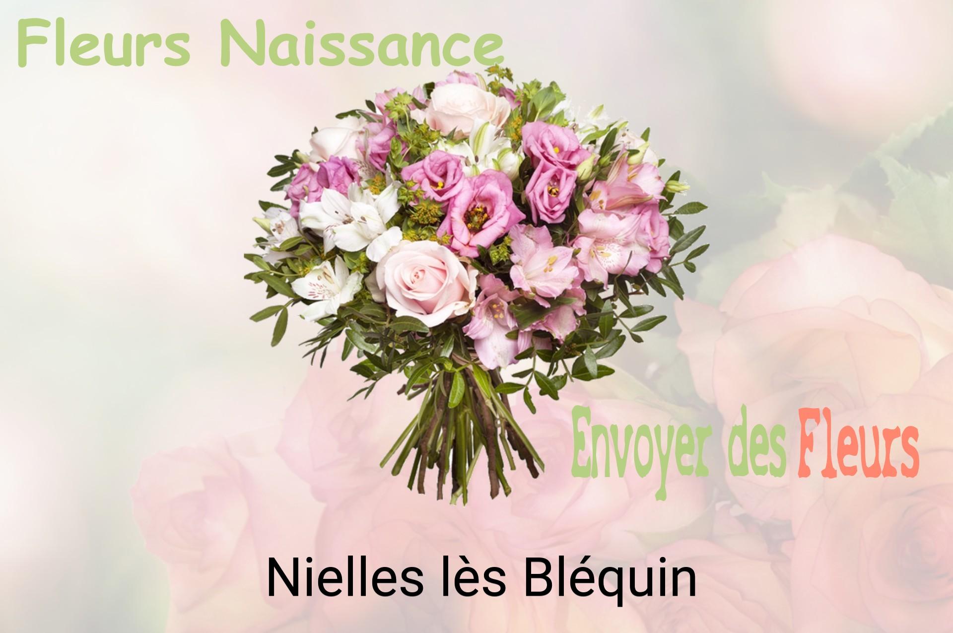 Bouquet de fleurs de naissance livré à Nielles-lès-Bléquin